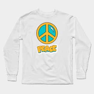 Avelle Peace Sign Long Sleeve T-Shirt